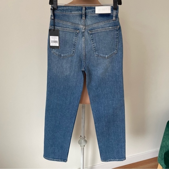 RE/DONE Classic Faded Blue Slim Leg 70s High-Rise Stove Pipe Jeans NWT Size 26 - Picture 7 of 12